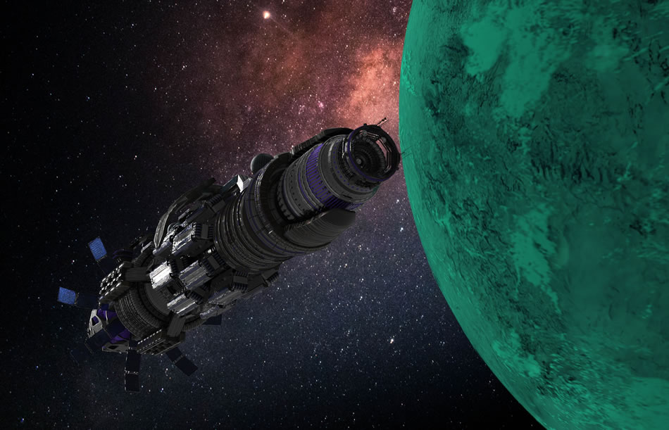 Новый сайт - Космическая станция Вавилон-6 на орбите планеты Торина-5